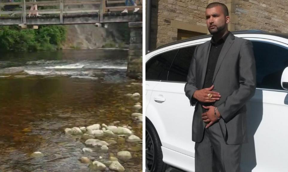 Le père musulman risque sa vie pour sauver sa fille et ses amis à River Wharfe