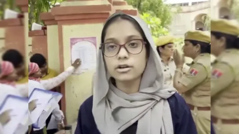 Kulsum Bano, un aspirant NEET du Rajasthan, s'est vu refuser l'entrée en raison de la burqa, autorisé plus tard