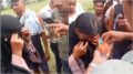 Bihar : la foule de l'Hindutva force une femme musulmane à retirer le niqab et à appliquer le sindoor