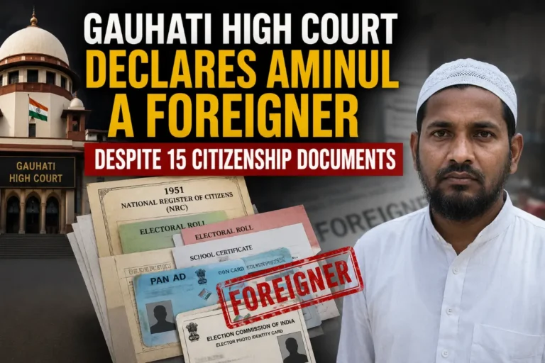 La Haute Cour de Gauhati déclare Aminul étranger malgré 15 documents de citoyenneté