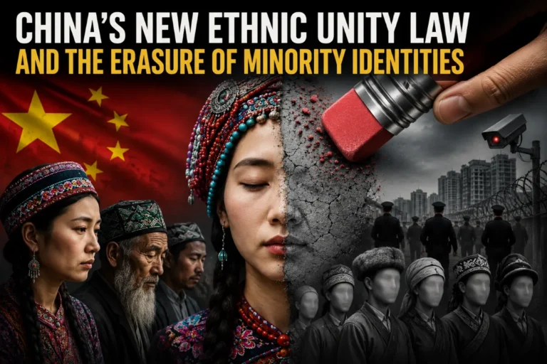 La nouvelle loi chinoise sur l'unité ethnique et l'effacement des identités minoritaires