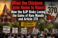 Quand les poules rentrent à la maison : comment le BJP risque de perdre les gains de Ram Mandir et de l’article 370
