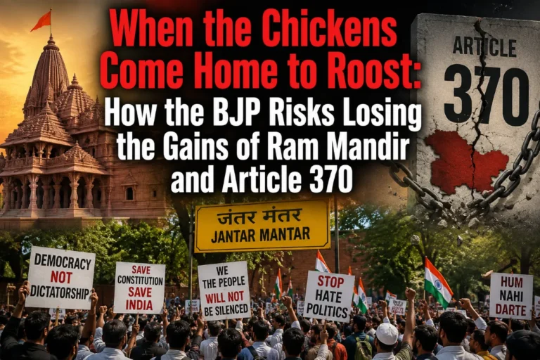 Quand les poules rentrent à la maison : comment le BJP risque de perdre les gains de Ram Mandir et de l’article 370