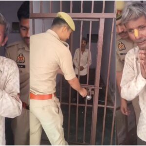 Rafiq, un homme d'Agra, met en lumière les routes pleines de nids-de-poule, détenu pour avoir traité CM Yogi de « takla »