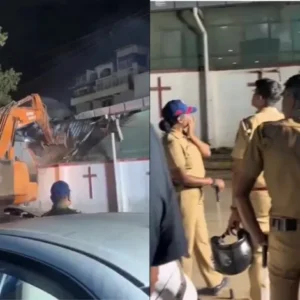 L'église de Pune rasée du jour au lendemain suite à des demandes de suspension du tribunal