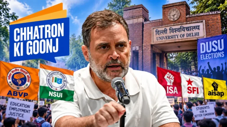 Le vote du NSUI augmente de 78 % : le « Chhatron Ki Goonj » de Rahul Gandhi a-t-il été entendu dans DUSU ?