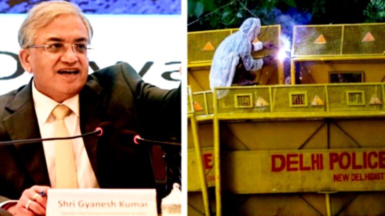 La police de Delhi impose des restrictions en vertu de l'article 163 alors que les manifestants se rassemblent à Jantar Mantar contre le CEC Gyanesh Kumar