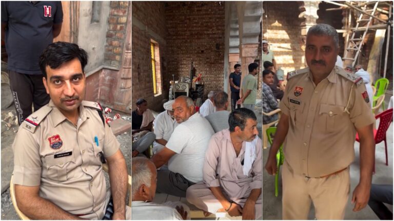 Les villageois de l'Haryana bloquent la sortie de la police après un raid matinal lié à la manifestation électorale de Delhi
