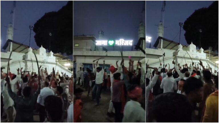 MP : Coups de feu tirés, Jai Shri Ram scande devant la Jama Masjid de Damoh